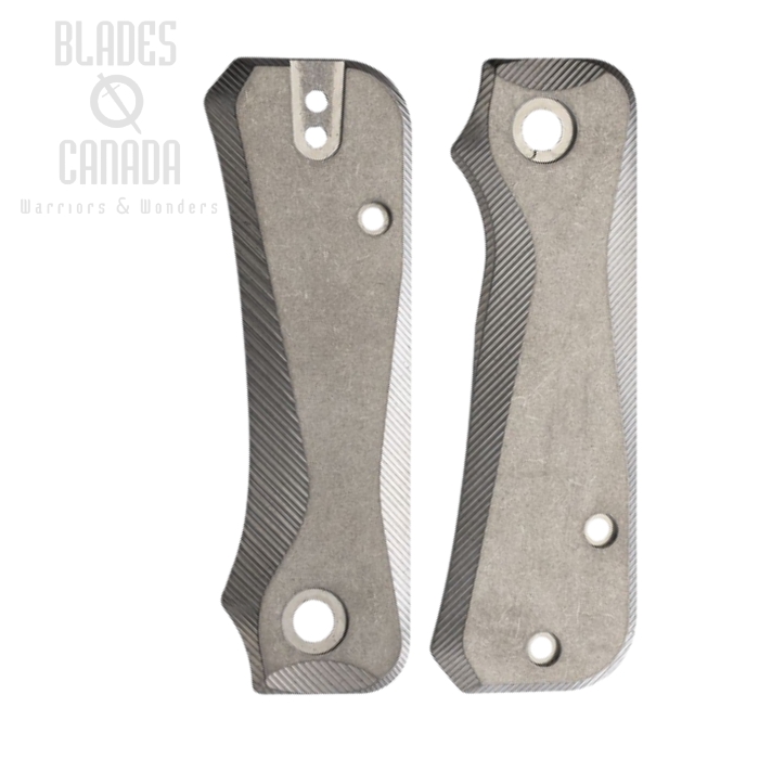 Flytanium CIVIVI Baby Banter Scales, Titanium Stonewash, 1227S