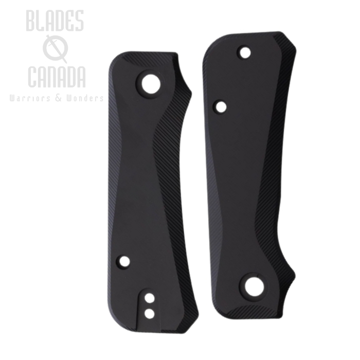 Flytanium CIVIVI Baby Banter Scales, Grooved Titanium Black, 1227B