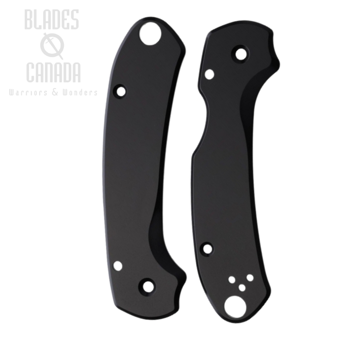 Flytanium Spyderco Paramilitary 3 Skinny Scales, Titanium Black, 1264BK