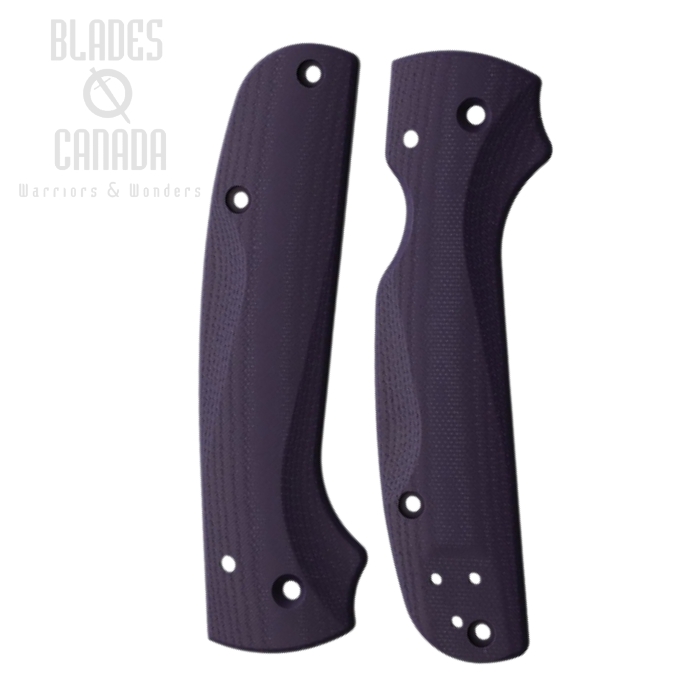 Flytanium Spyderco Shaman Scales, Lotus G10 Purple, 1268DP