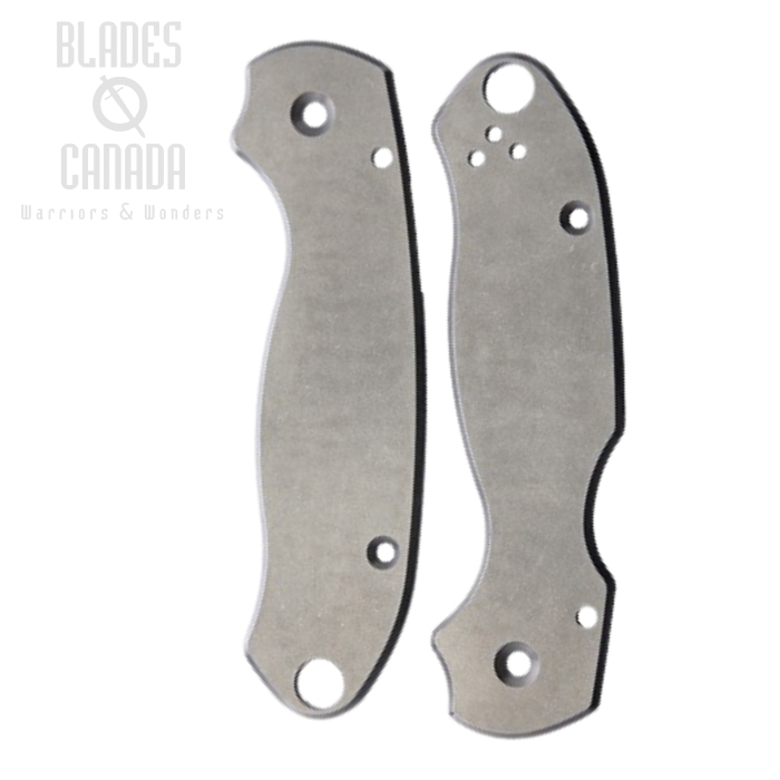 Flytanium Co Spyderco Para 3 Scales - Titanium, FLY569