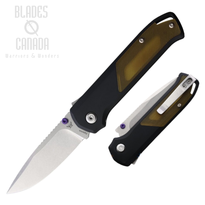 Flytanium Arcade Shark-Lock Knife, S35VN SW, Aluminum Black w/Ultem Inlay, FLY1251