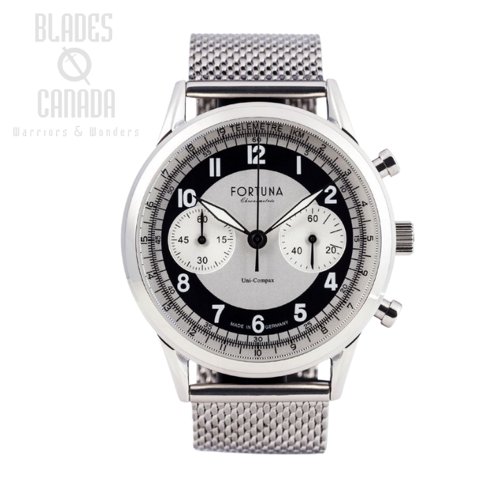 Fortuna Senator Chronograph Cream/Black Dial 42mm - SN72420M