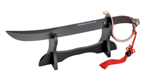 Fox Italy Sciabola del Sommelier Champagne Sabre Short Sword, Black Edition, FX-2007