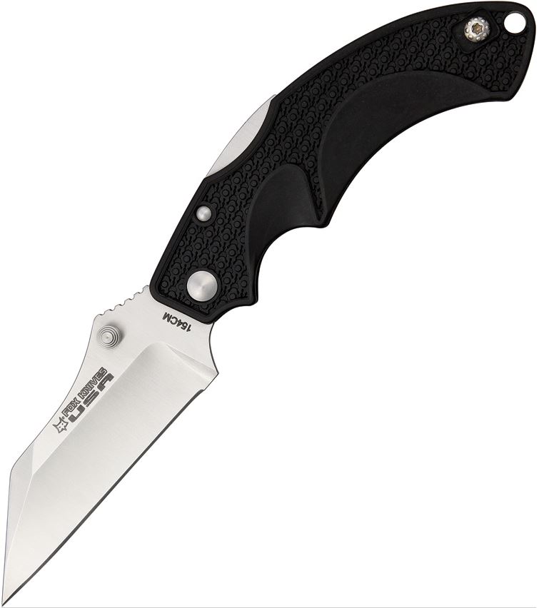 Fox USA Drago Folding Knife, 154CM Wharncliffe, FRN Black, FKU-AMI-WCBL