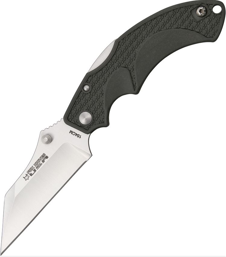 Fox USA Drago Folding Knife, 154CM Wharncliffe, FRN Grey, FKU-AMI-WCGR