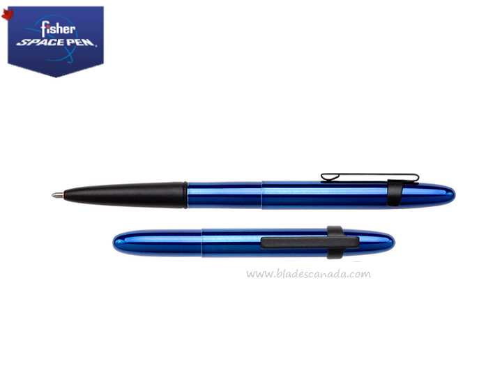 Fisher Space Pen Bullet Pen, Blue Moon w/Matte Black Grip and Clip, FP400BBB-BCL
