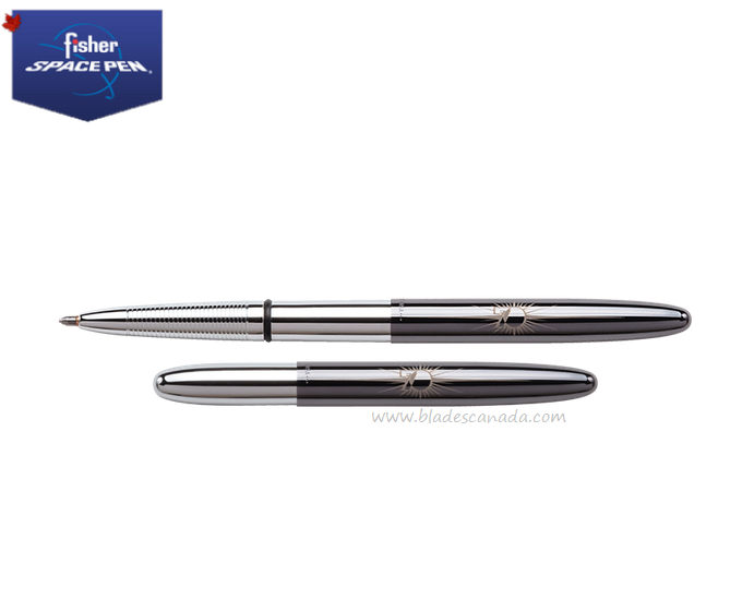Fisher Space Pen 70th Anniversary Pen, Titanium/Chrome, FP400CBTN70 - Click Image to Close