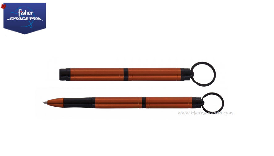 Fisher Space Pen Backpacker Pen, Orange with Key Chain, FPBP/0 - Click Image to Close