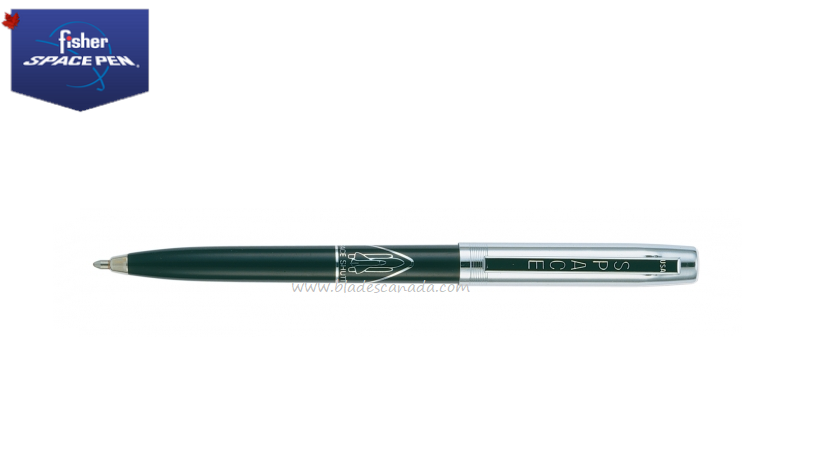 Fisher Space Pen Shuttle Pen, Black/Chrome with Shuttle Design, FPS294 - Click Image to Close
