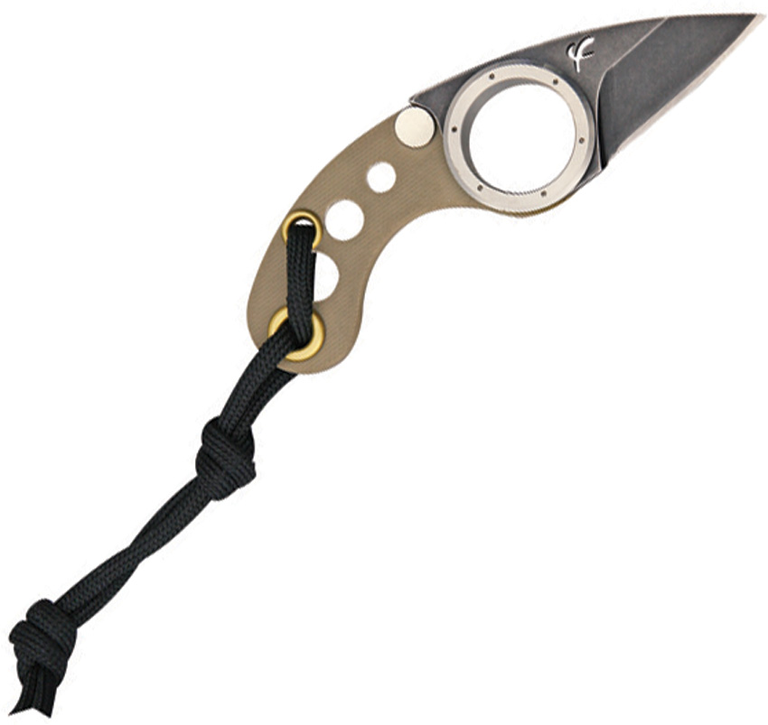 Fred Perrin La Griffe Pliante Folding Knife, Black, FRDGPLB