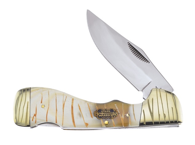 Frost Steel Warriors SW-405TG Choctaw Large - Tiger Striped Bone