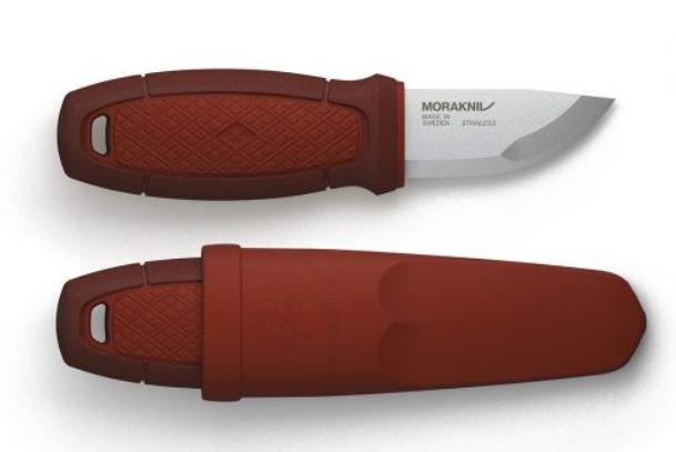 Morakniv Eldris Mini Fixed Blade Knife, Stainless, Red, 12648