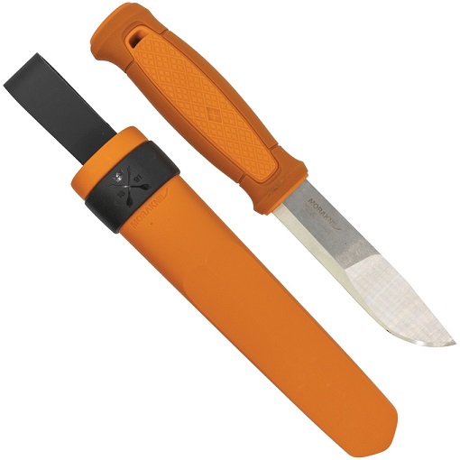 Morakniv Kansbol Outdoor Fixed Blade Knife, Stainless, Orange, 13505