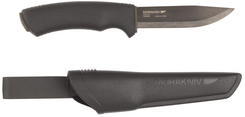 Morakniv Bushcraft Fixed Blade Knife, Carbon, Black, 10791 - Click Image to Close