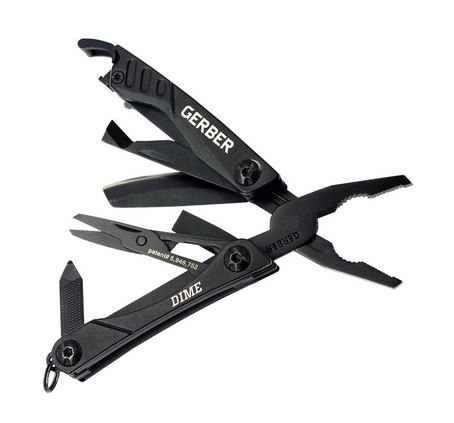 Gerber Dime Multi-Tool, Stainless Steel Black