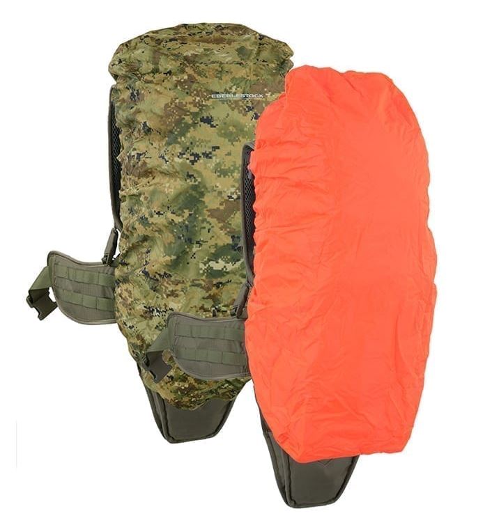 Eberlestock Rain Cover Reversible Small - Unicam/Blaze Orange - Click Image to Close