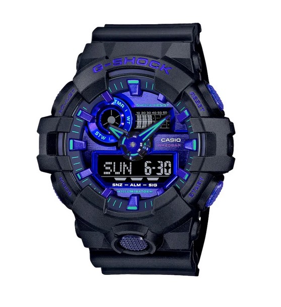 G-Shock GA700VB-1A Virtual World Analog Digital Watch