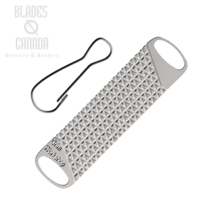 Grim Workshop File Micro Tool, Stainless Steel, GWFILEZIP