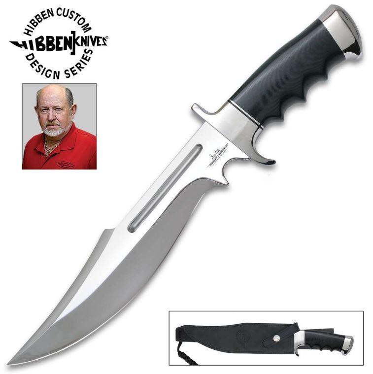 Gil Hibben The Legionnaire Bowie Fixed Blade Knife, GH5037 - Click Image to Close