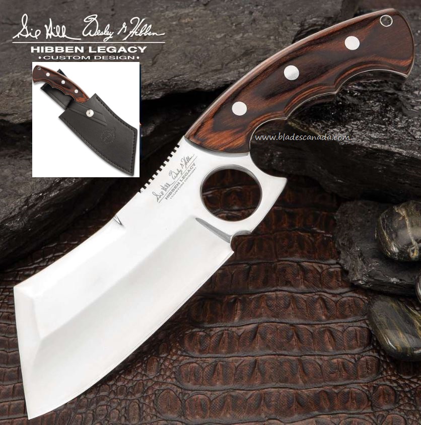 Gil Hibben Legacy Cleaver, Leather Sheath, GH5085