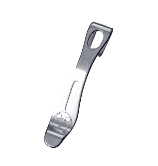 GiantMouse Logo Deep Carry Clip - Steel, GM-LOGO-CLIP-STEEL