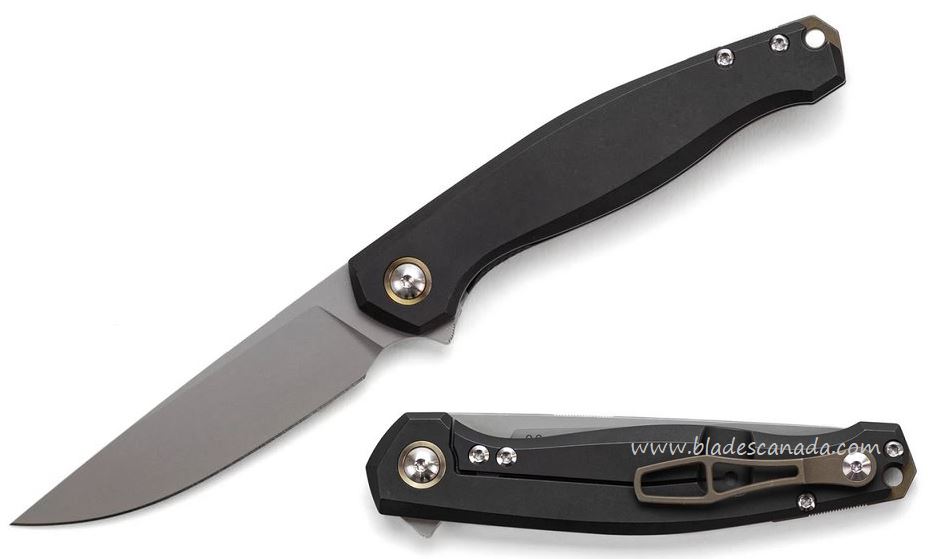 GiantMouse ACE Sonoma Flipper Folding Knife, M390, Titanium PVD, GMSONTIPVD