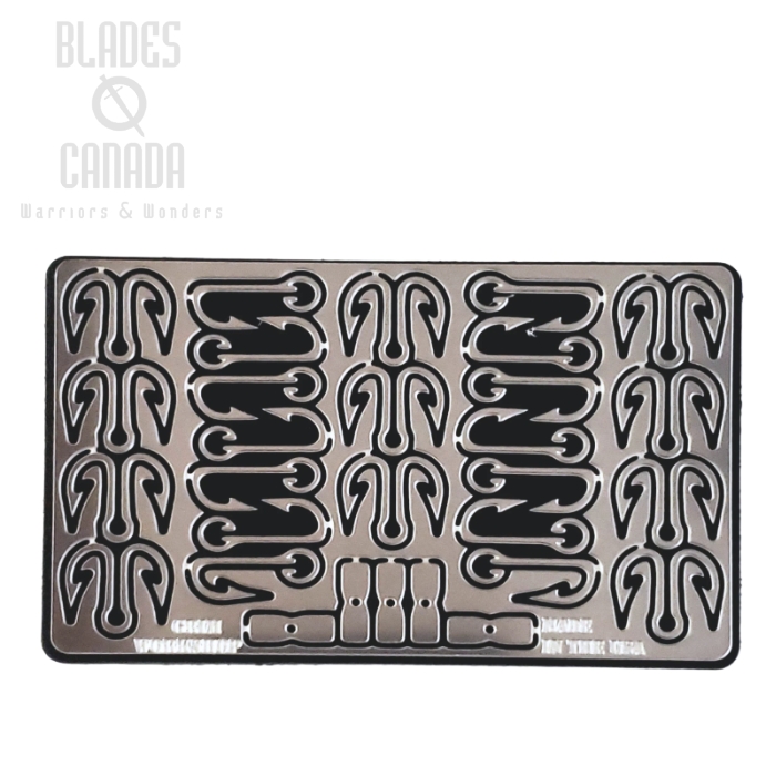 Grim Workshop Specialty Hook Survival Card, Stainless Steel, GWSPECHOOKCRD