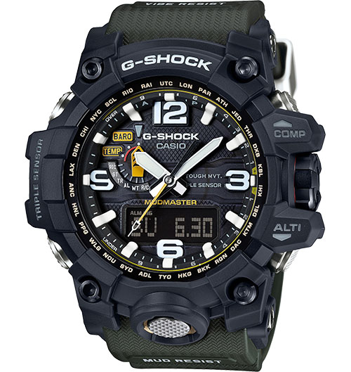 G Shock GWG1000-1A3 Mudmaster - Solar Atomic