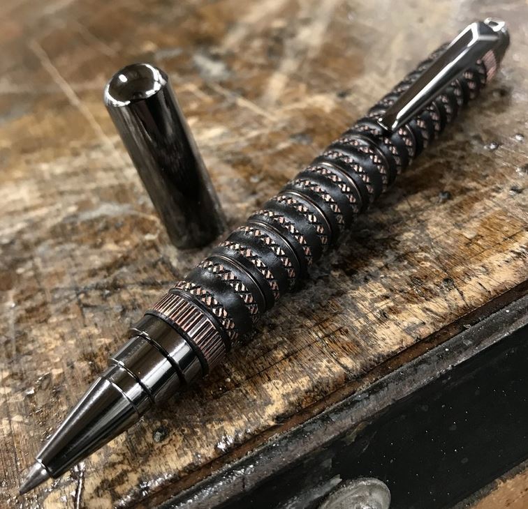 High Caliber Copper RollerBall Pen - Click Image to Close