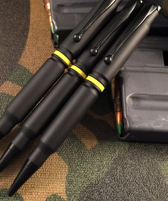 High Caliber 308 Thin Gold Line Pen