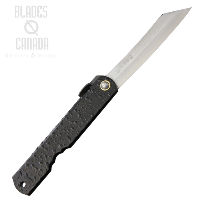 Nagao Higonokami Mizushibuki Splash Slipjoint Folding Knife, Black, 27