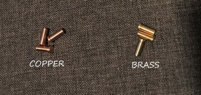 Hinderer Handle Nut Set for XM-24 4.0 - Copper or Brass