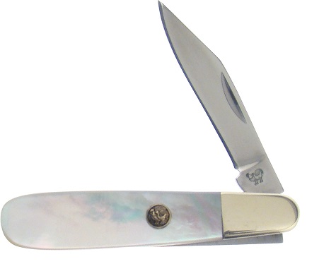 Hen & Rooster Slipjoint Folding Knife, Mother of Pearl, 241MOP - Click Image to Close