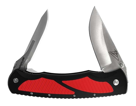 Havalon Titan Jim Shockey Folding Knife, Signature Series, Red, HV80220