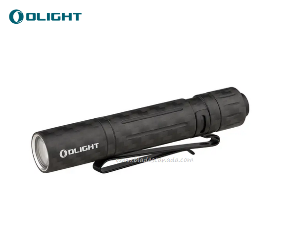 Olight i3T EOS Small LED Flashlight, Carbon Fiber - 180 Lumens