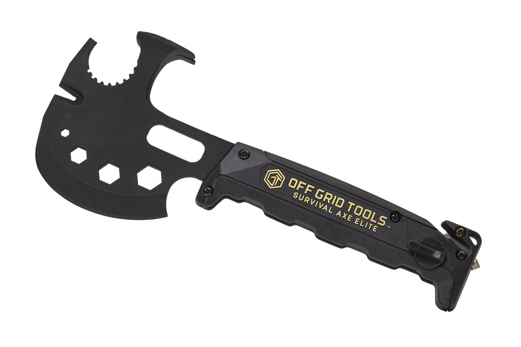 Off Grid Tools 'Lil Trucker' Survival Axe Elite - Black - Click Image to Close