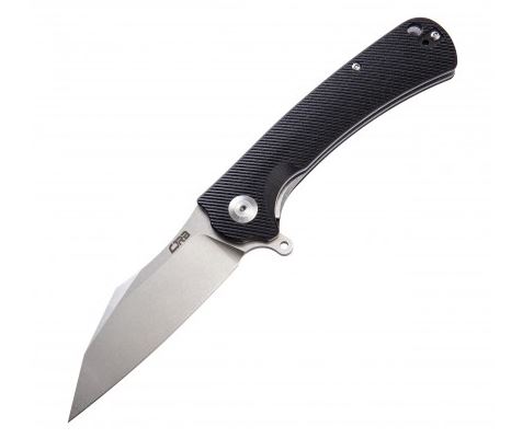 CJRB Talla Curve Flipper Folding Knife, D2, G10 Black, J1901-BKC - Click Image to Close