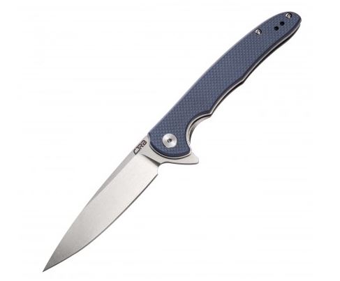 CJRB Knives Briar Flipper Folding Knife, D2, Grey G10, J1902GYF