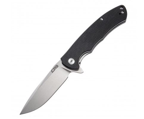 CJRB Taiga Flipper Folding Knife, D2, Black G10, J1903BKF
