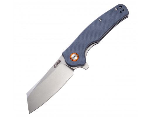 CJRB Crag Flipper Folding Knife, D2, Grey G10, J1904GYF - Click Image to Close