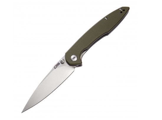 CJRB Centros Flipper Folding Knife, D2, Green G10, J1905-GNF