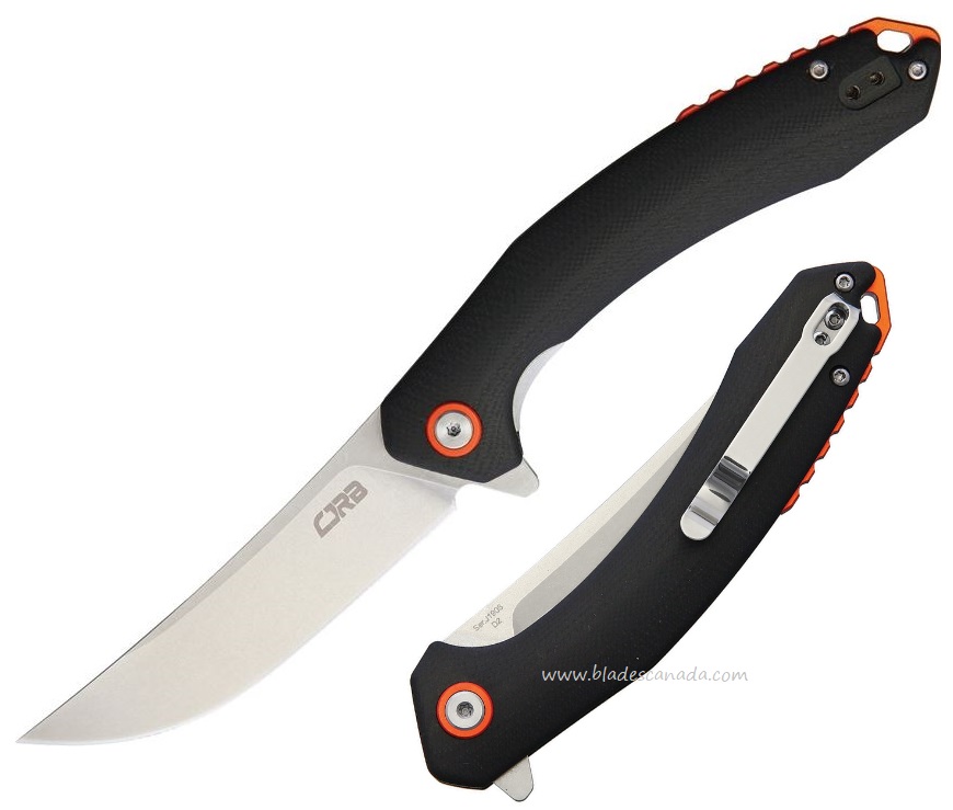 CJRB Gobi Flipper Folding Knife, D2, G10 Black, J1906BKC - Click Image to Close