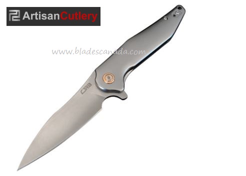 CJRB Agave Flipper Folding Knife, D2, Aluminum, J1911-ALC