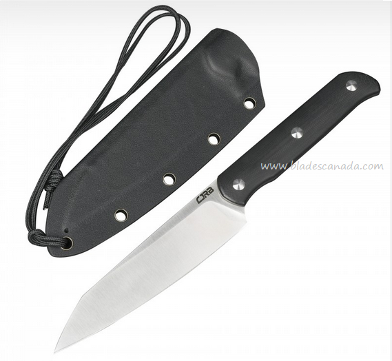 CJRB Silax Fixed Blade Knife, AR-RPM9, G10 Black, Hard Sheath, J1921B-BK