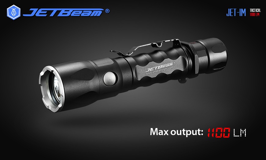 JetBeam IM Guardian Tactical Flashlight - 1100 Lumens - Click Image to Close