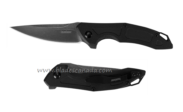 Kershaw Jens Anso Method Flipper Folding Knife, G10 Black, K1170 - Click Image to Close