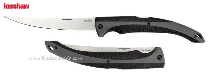 Kershaw Folding Fillet Knife, 420J2 Steel, GFN K-Texture, KE-1258