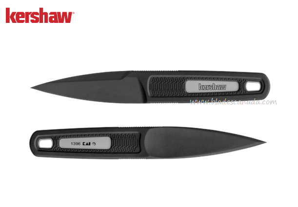 Kershaw Electron Fixed Blade Knife, PA-66/Glass Fiber Black, KE-1396