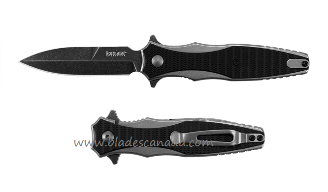 Kershaw Decimus Hinderer Flipper Framelock Knife, Assisted Opening, GFN/Stainless Steel, K1559 - Click Image to Close